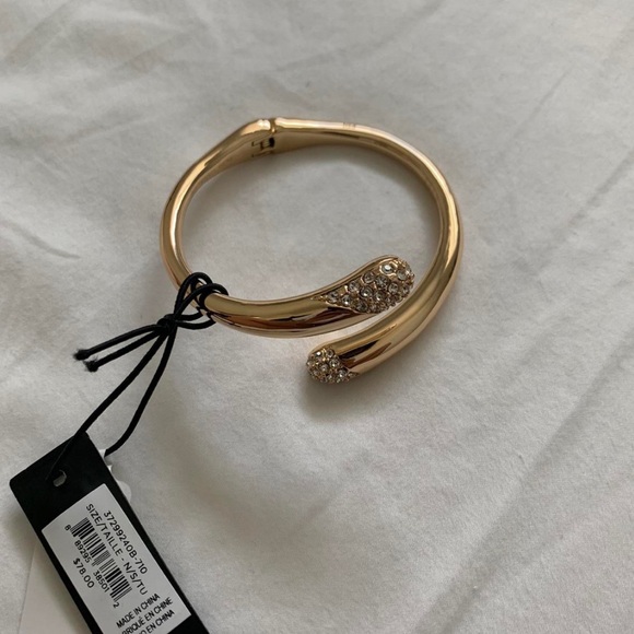 BCBG Pave Twist Cuff in Gold - Picture 2 of 3